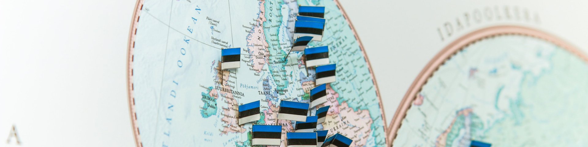 Eesti lipud kaardil